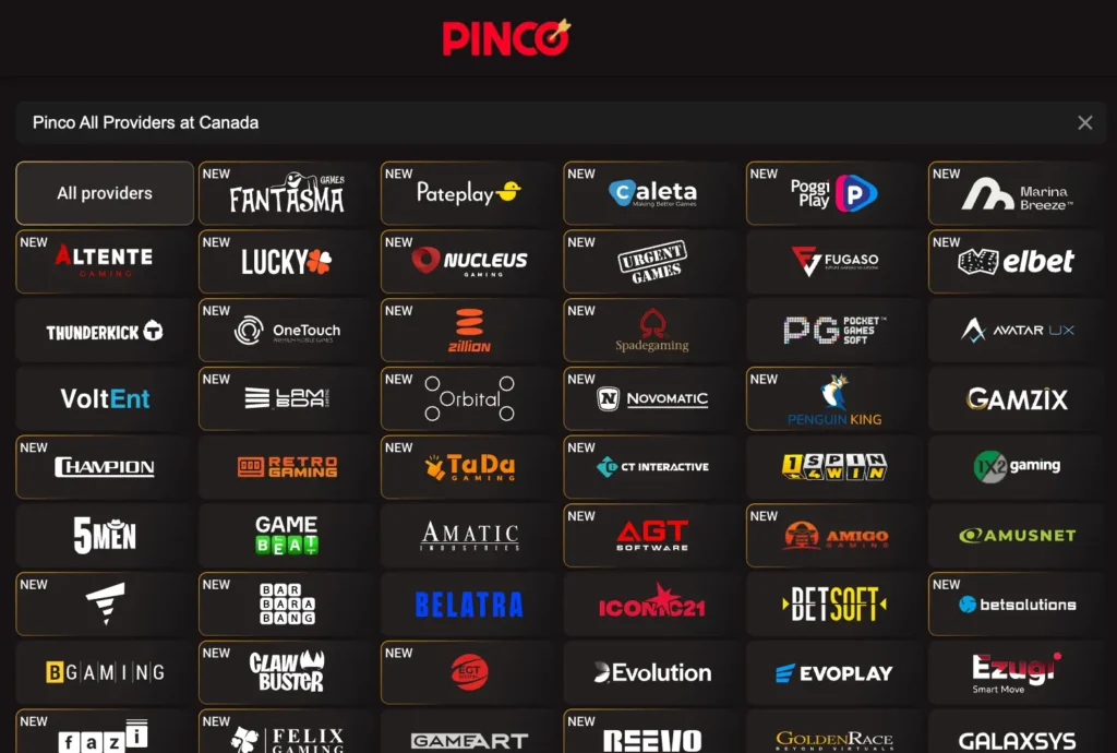 Pinco providers